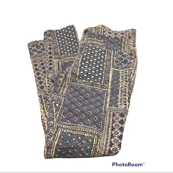 Anthropologie Pilcro & the letterpress Corduroy  Patchwork Pants - Picture 2 of 3